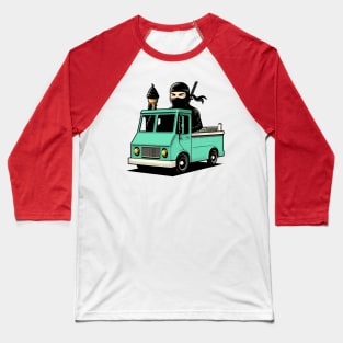 Ninja Ice Cream Baseball T-Shirt